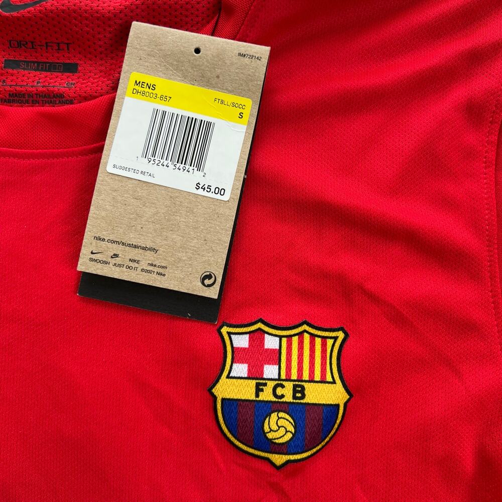Nike FC Barcelona Barça Academy Charlotte #5 Soccer Jersey Men’s S NWT - Picture 5 of 10